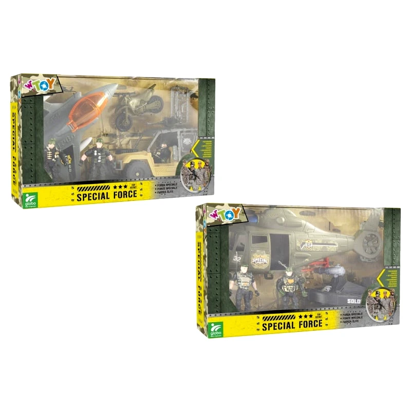 Globo Ελικοπτερο Military Playset 2 Σχέδια - 1 τμχ (1086014416616)