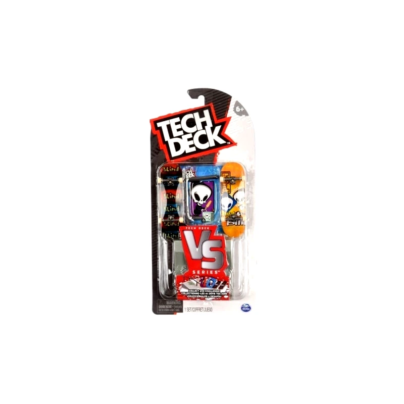 Spin Master Μινι Σκειτ Ραμπα Και 2 Σανιδακια Pack 2 Finger Skates- 3 Σχέδια (32.013897)