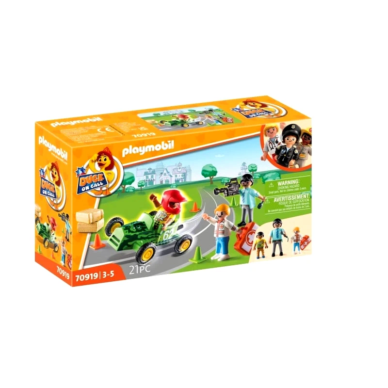Playmobil Playmobil DUCK ON CALL - Επιχείρηση Διάσωσης: Διάσωση στα Go-Kart! (70919)