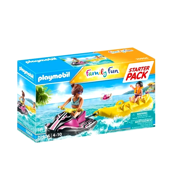 Playmobil Playmobil Starter Pack Aqua Scooter Και Φουσκωτή Μπανάνα (70906)