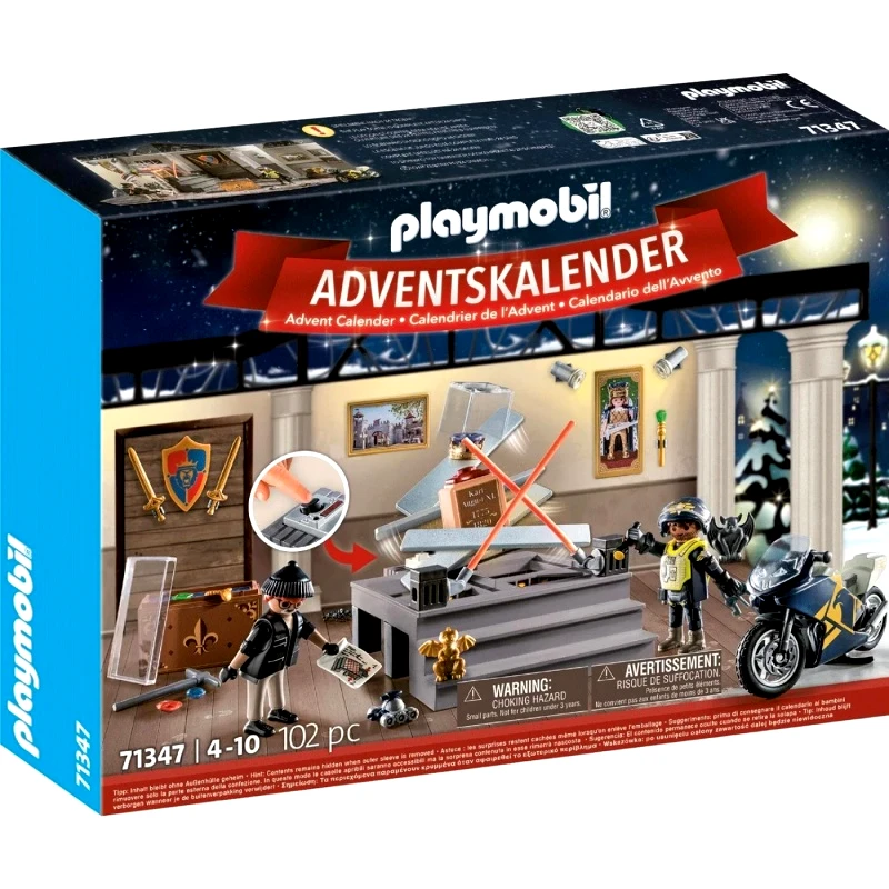Playmobil Playmobil Xmas Χριστουγεννιάτικο Ημερολόγιο - Ληστεία Στο Μουσείο (71347)