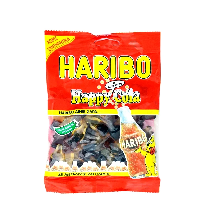 Chupa Chups Ζαχαρωδη Haribo Happy Cola 200Gr (A.ZE.CO.003)