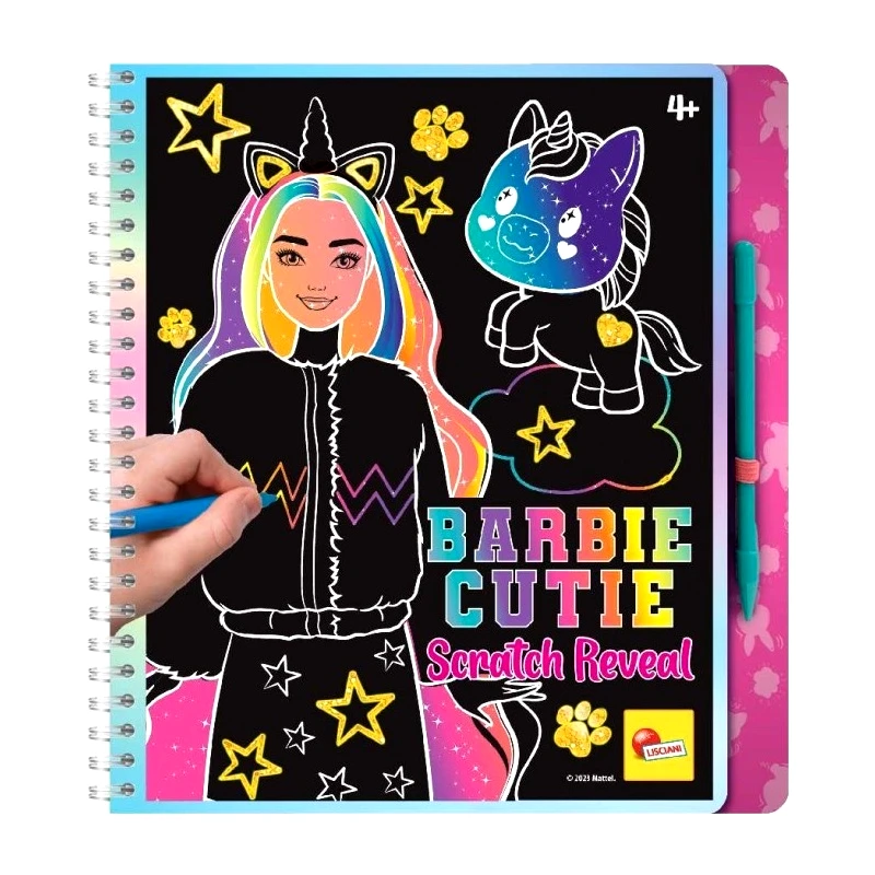 Real Fun Toys Barbie Sketch Book Cutie Scratch Reveal (17.12433)