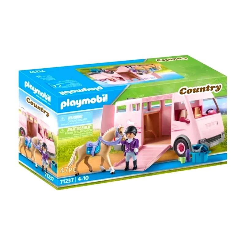 Playmobil Playmobil Όχημα Μεταφορας Αλογων (71237)