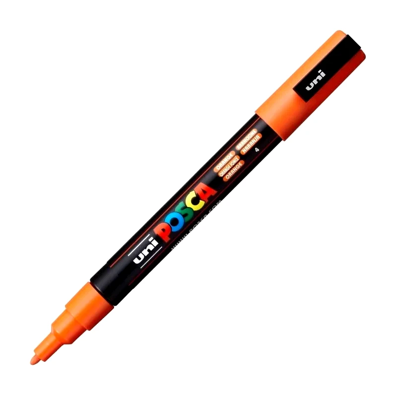 Posca Posca Μαρκαδόρος Λεπτο Πορτοκαλι (PC-3M-ΠΟΡΤΟΚΑΛΙ)