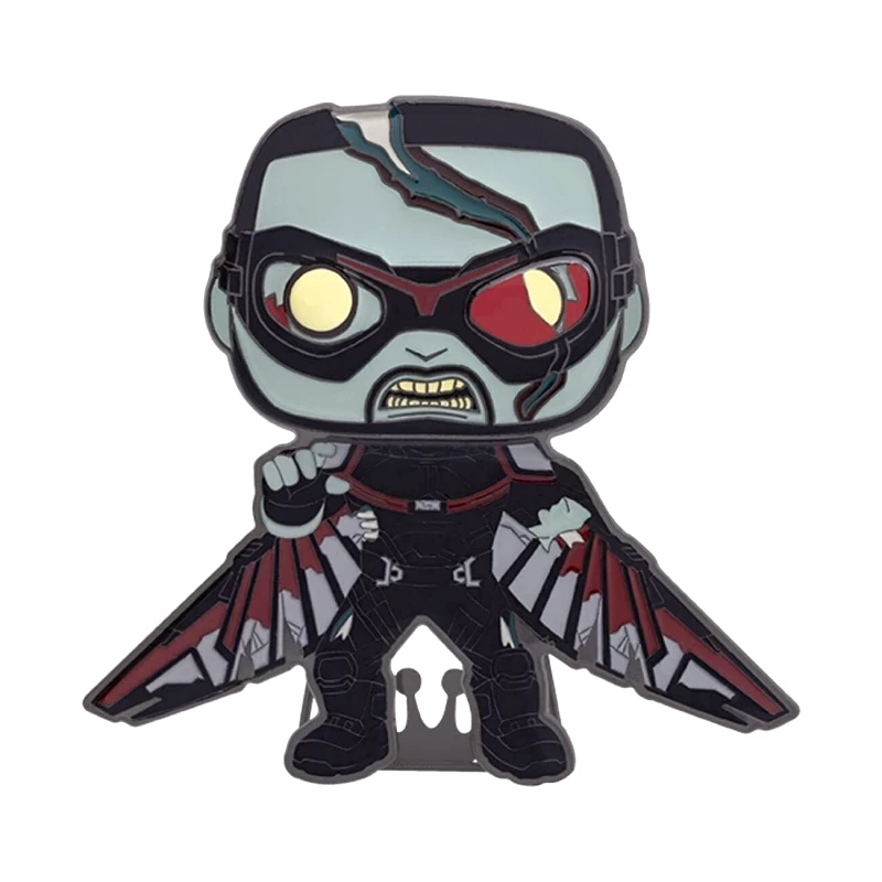 Funko Funko Pop! Pin: Marvel What If...? - Zombie Falcon (Glows In The Dark) (MVPP0057)