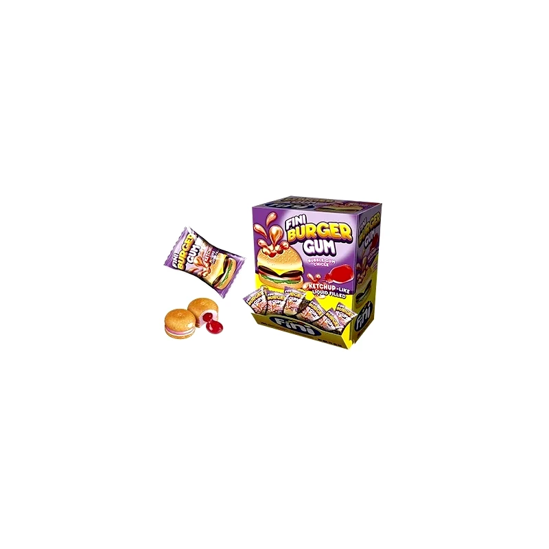 ΜΑΚΕΔΟΝΙΚΑ ΖΑΧΑΡΩΔΗ Τσιχλα Burger Μαστιχα 5Gr - 1 τμχ (040.05.12.035)