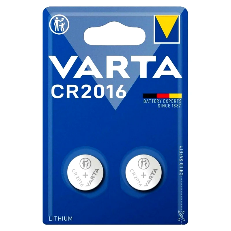 Varta Varta CR2016 Λιθίου 2Τμχ (127700)