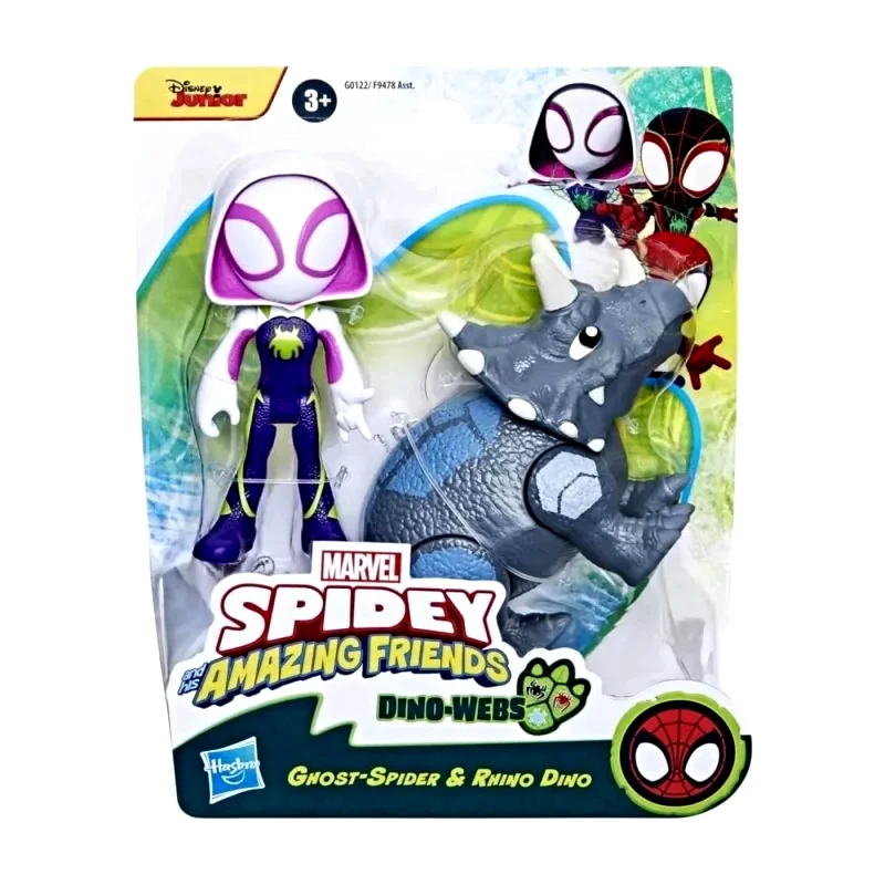 Hasbro Φιγούρες Spidey And His Amazing Friends Dino Webs 3 Σχέδια - 1 τμχ (F9478)