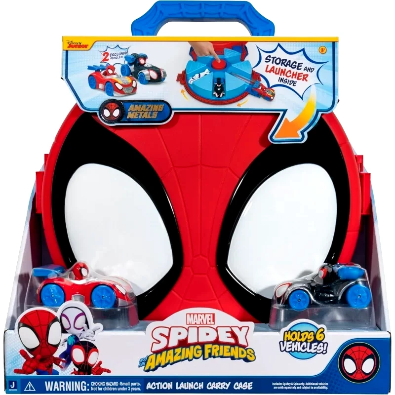 Jazwares Spidey Τσάντα Μεταφοράς Οχημάτων 6 Θέσεων 30Εκ (JWS00272)