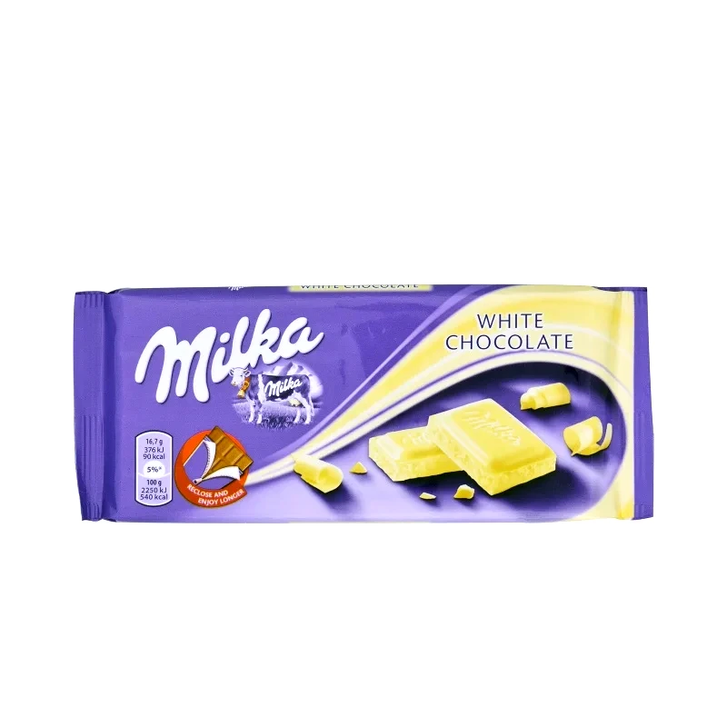 Milka Milka Σοκολάτα White 100gr (0003067)