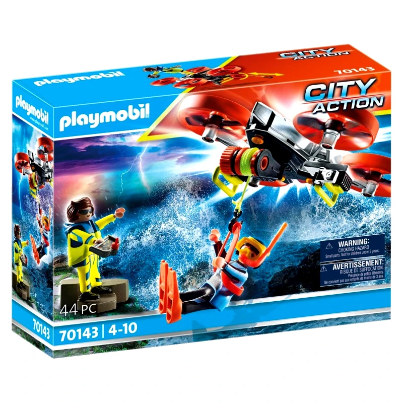 Playmobil Playmobil Επιχείρηση Διάσωσης Δύτη Με Drone (70143)