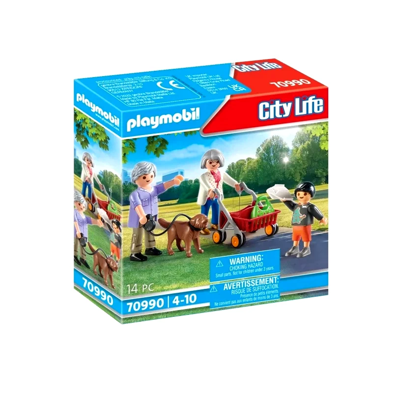 Playmobil Playmobil Παππούς Και Γιαγιά Με Εγγονάκι (70990)