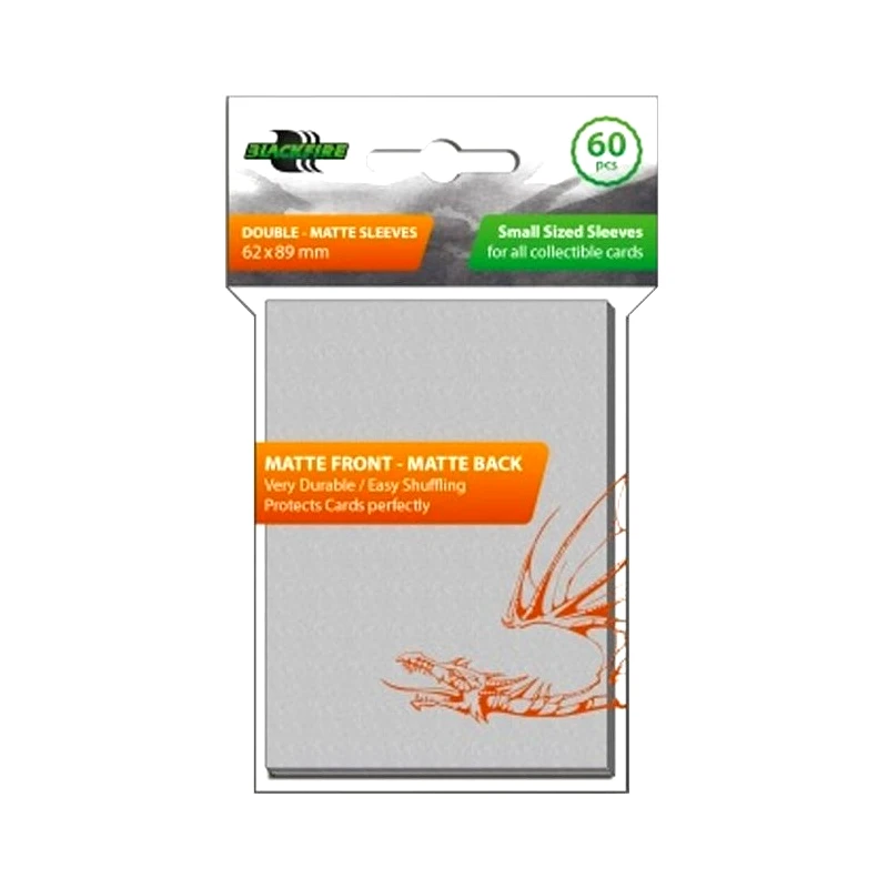Blackfire Double Matte Clear Sleeves Small Sized 62X89Mm 60Pcs (BF04225)