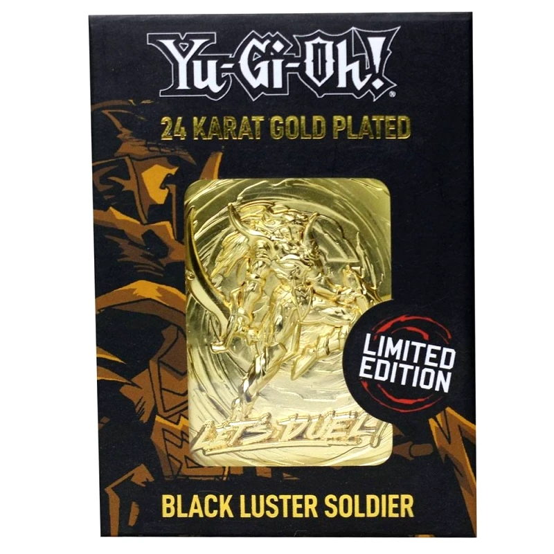 Konami Yu-Gi-Oh! 24K Gold Plated Limited Edition Collectible - Black Luster Soldier (KON-YGO25G)