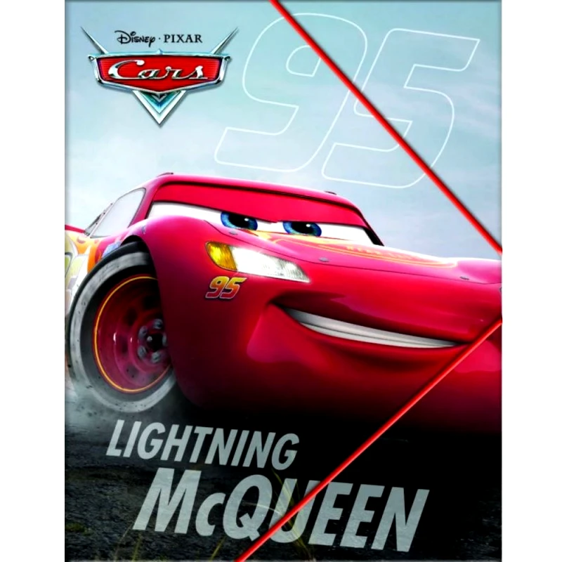 GiM Ντοσιέ Α4 Gim Cars Neon με Λάστιχο (341-43515)