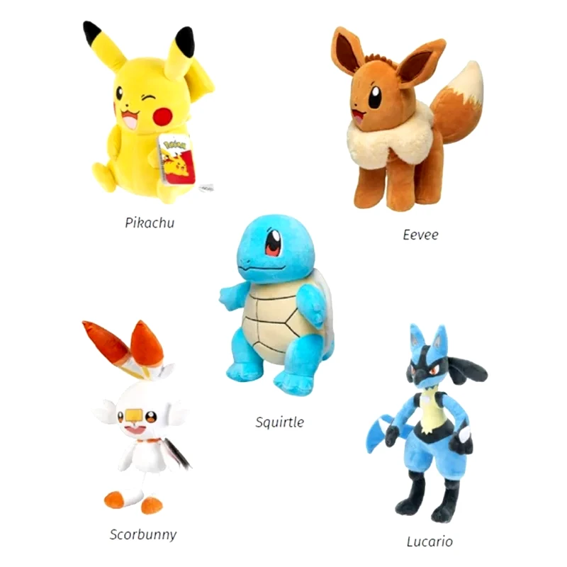 Jazwares Pokemon Λούτρινο 30cm W7 - 5 Σχέδια (JW095257-B)