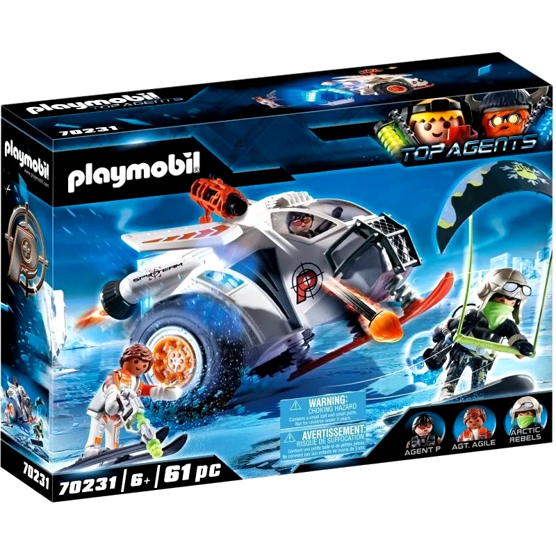 Playmobil Playmobil Snow Glider Της Spy Team (70231)