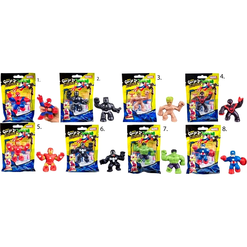 Giochi Preziosi Goo Jit Zu Mini Marvel S4 - 8 Σχέδια (GJM05000)