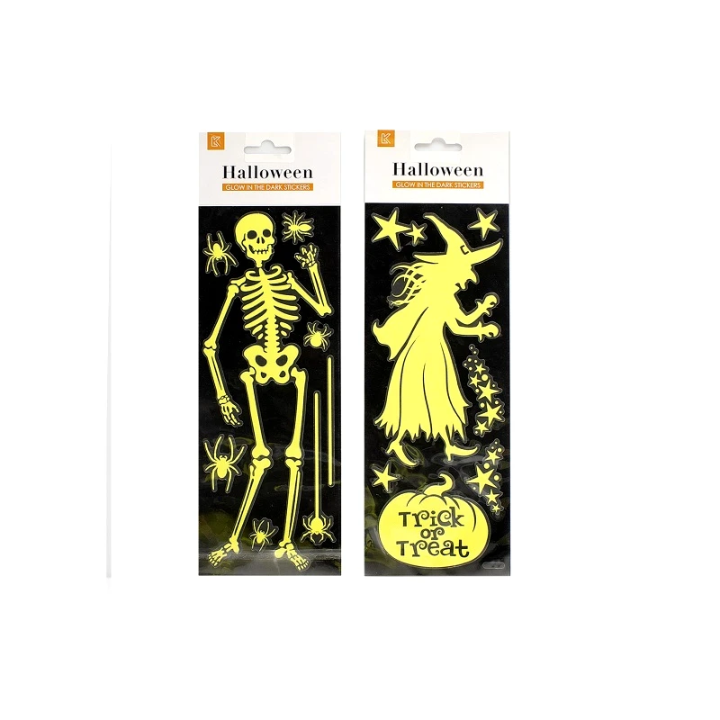 Χριστακόπουλος Αυτοκόλλητα Halloween Φωσφορίζοντα 2 Σχεδια - 1 τμχ (5900)
