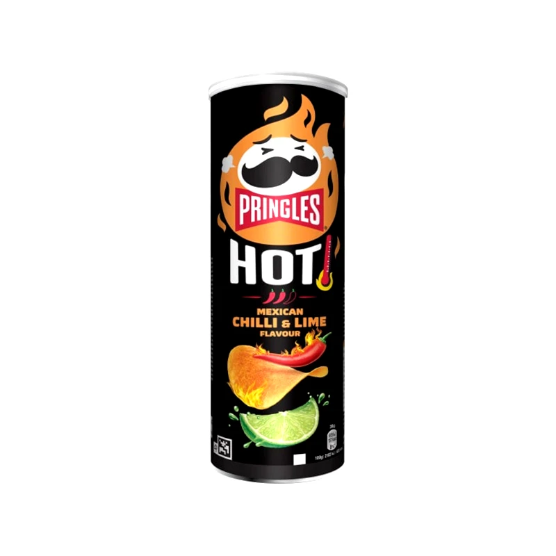 Pringles Pringles Hot Mexican Chili & Lime 160gr (004498)