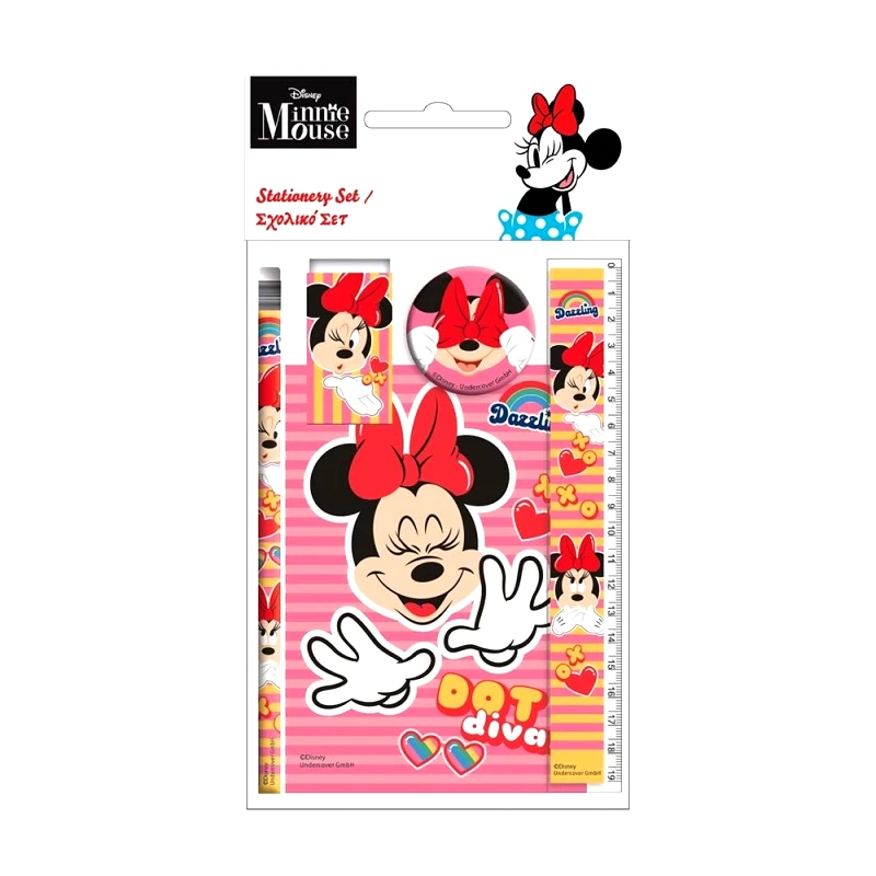 GiM Gim Σετ Σχολικο+Μπλοκ Minnie (340-37755)
