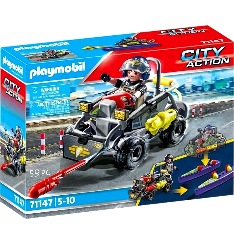 Playmobil Playmobil Αμφιβιο Οχημα Ειδικων Δυναμεων (71147)