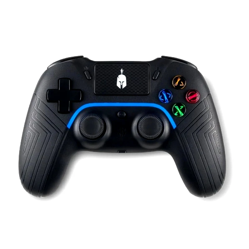Spartan Gear Spartan Gear - Aspis 4 Wired & Wireless Controller Μαύρο (Compatible With Pc [Wired] And Playstation 4 [Wireless])