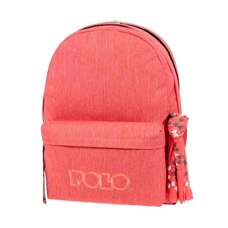 POLO Σακιδιο Original Double Scarf Coral – Κοραλλι ( 9012353601 )