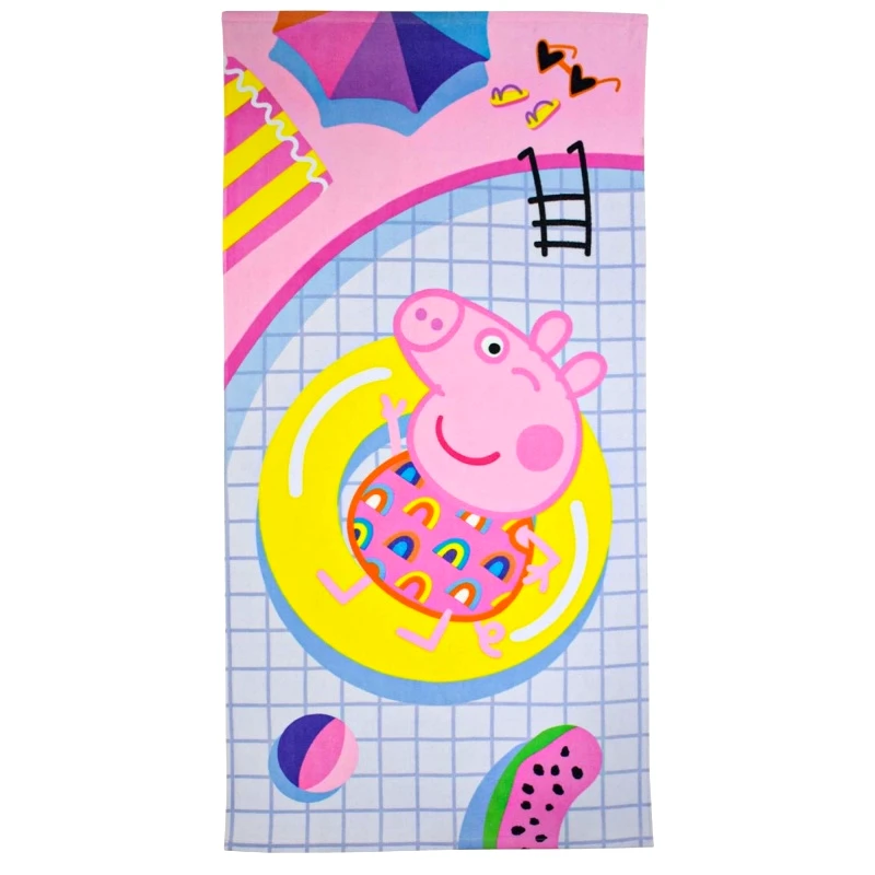 Stamion Πετσέτα Θαλάσσης Peppa Pig 100% Βαμβάκι Beach (PP09040)