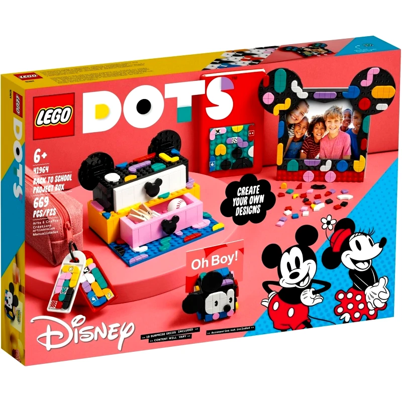 Lego Lego Dots Mickey & Minnie Mouse Back To School Project Box ( 41964 )