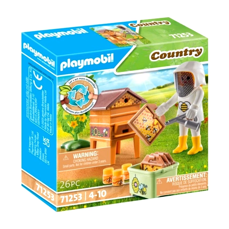 Playmobil Playmobil Μελισσοκομος Με Κηρηθρες (71253)