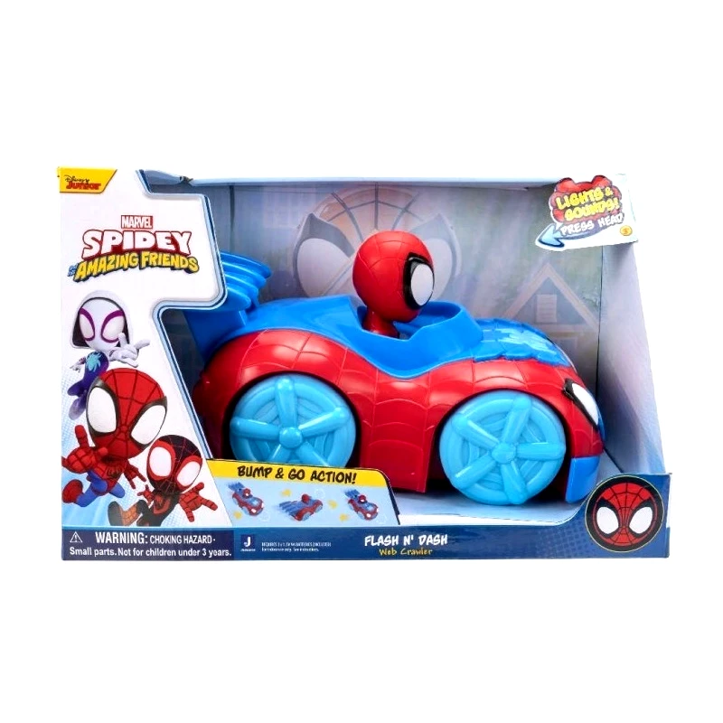Gialamas collection Bump N’ Go Όχημα Spidey 20Cm (JWS00124)