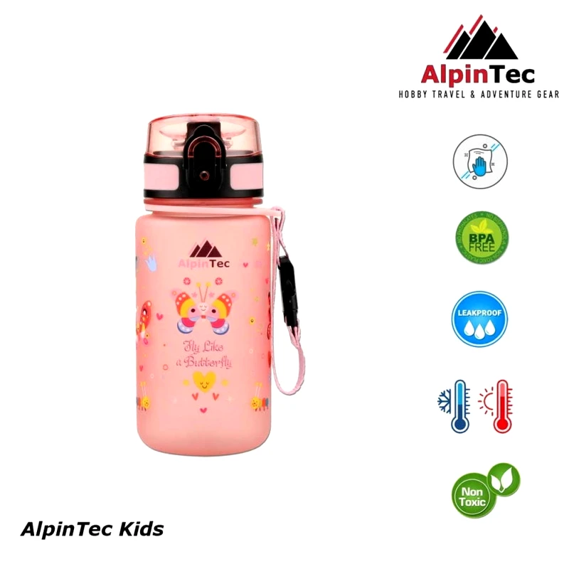 Aplintec Alpintec Παγουρι Kids 350Ml Flamingo Butterfly (C-350FL-BU)