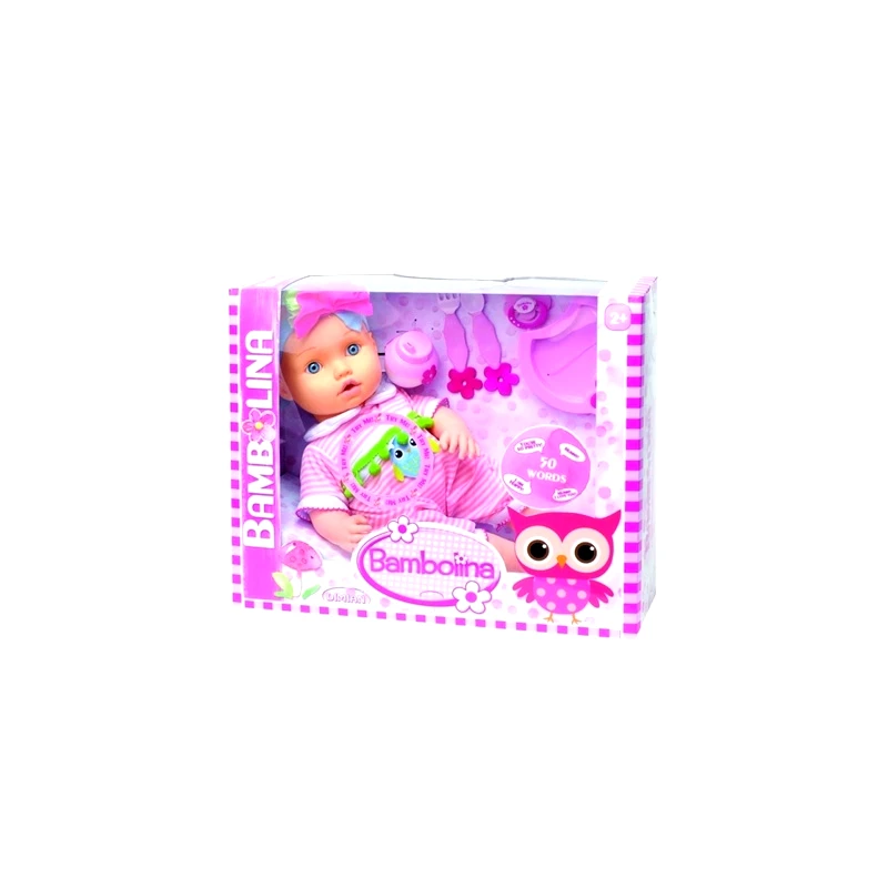 Just Toys Bambolina Baby Doll 42εκ. Μιλάει Ελληνικά (BD1374)