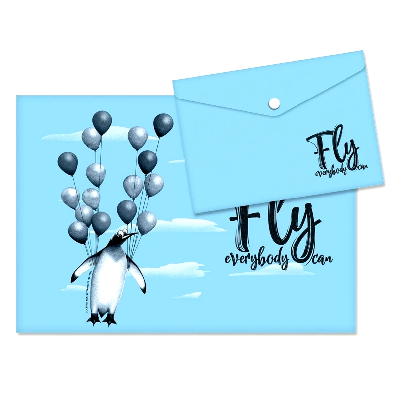 A & G Φάκελος Κουμπί Run&Fly PP A4 Mix 6 σχεδίων (34647)