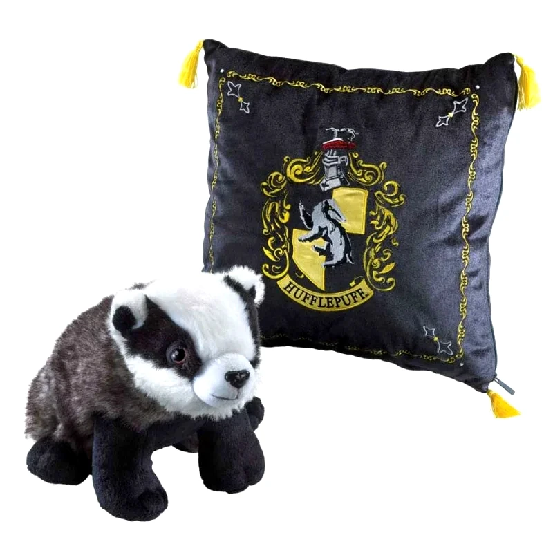 Noble Harry Potter Λούτρινο Μασκότ Hufflepuff και Μαξιλάρι (NN7045)