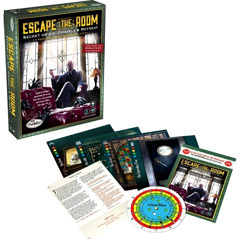 ThinkFun ThinkFun Παιχνίδι Λογικής Escape The Room Secret Of Dr Gravelys Retreat (007352)
