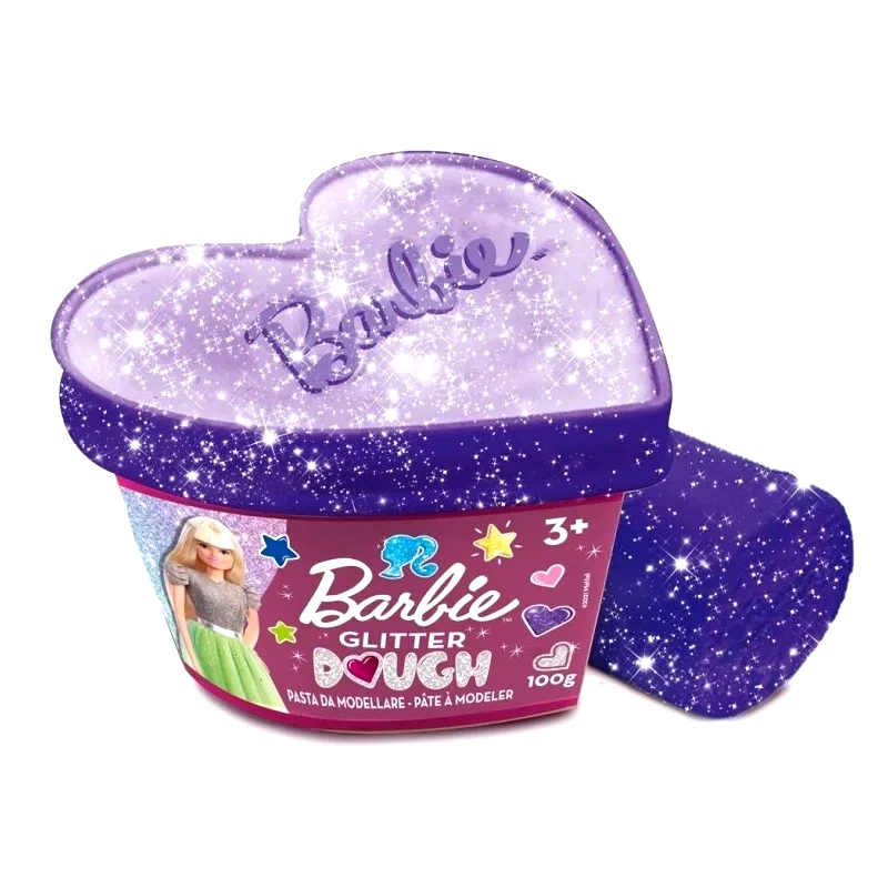 Real Fun Toys Lisciani Barbie Dough Heart Of Glitter Πλαστελίνες (17.88744)