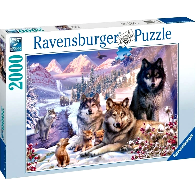 Ravensburger Ravensburger Puzzle Λύκοι Στο Χιόνι 2000 Τεμ. (16012)
