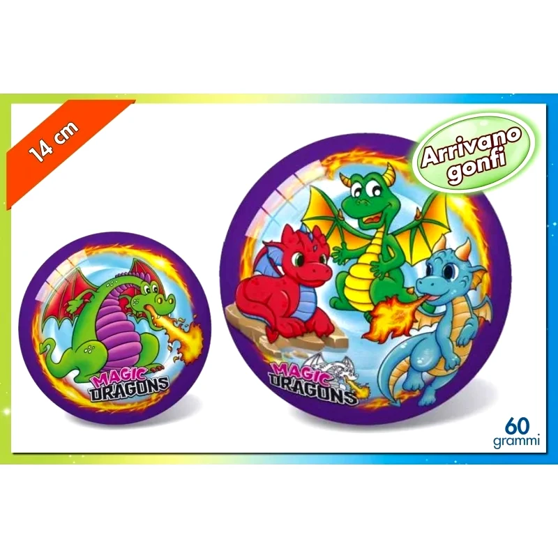 Star Toys Μπάλα Πλαστική 14Cm Magic Dragons 14Cm (11/3094)