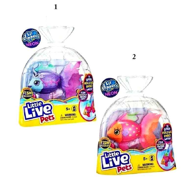 Giochi Preziosi Little Live Pets Διαδραστικο Ψαρακι Aquaritos S3 - 2 Σχέδια (LP102000)