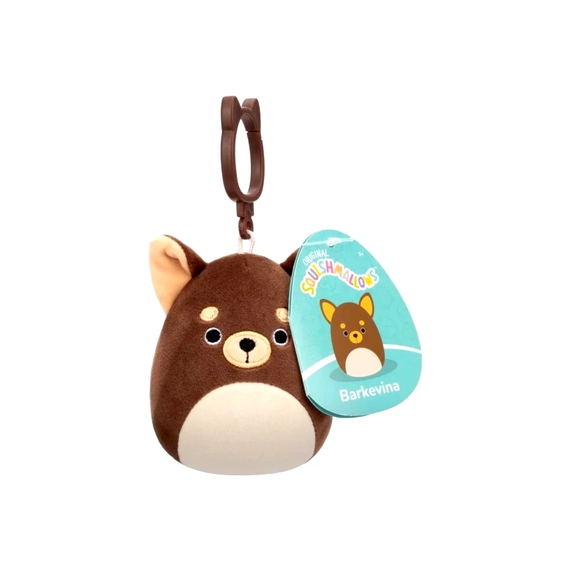 Squishmallows Squishmallows Λούτρινα Μπρελόκ 9Cm Barkevina The Chihuaha (JWSQ0336-6)