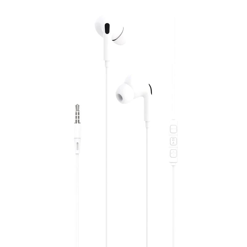 OEM Devia EM106 In-ear Handsfree Ακουστικά με Βύσμα 3.5mm Λευκό (DEVIA1001)