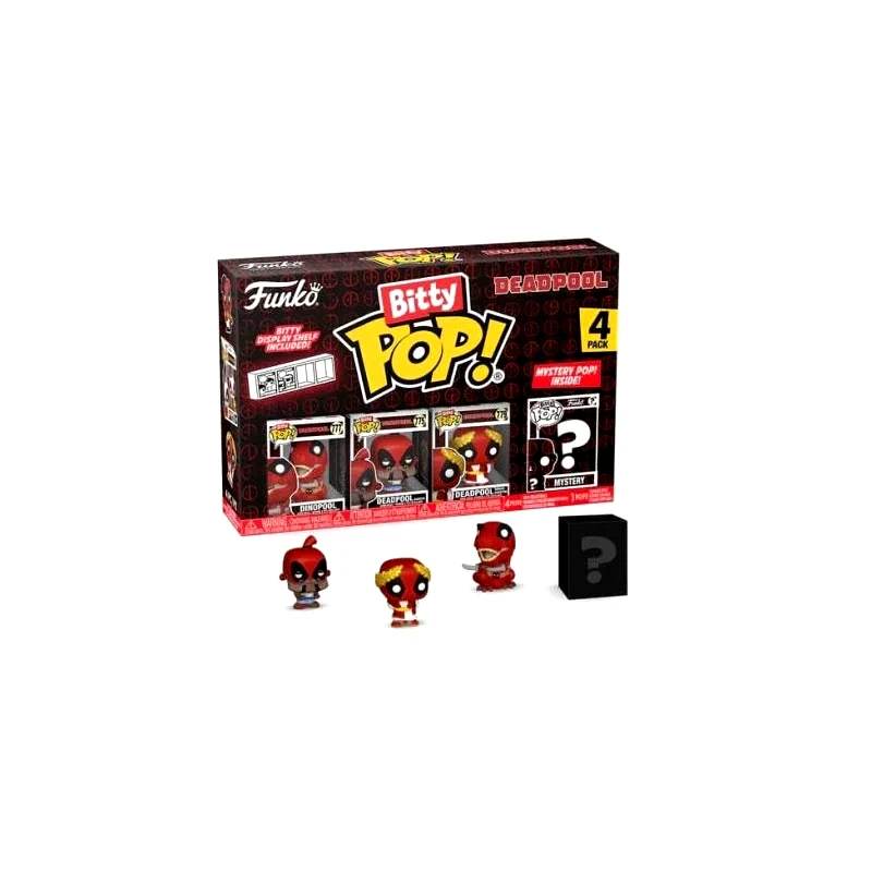Funko Funko Pop! Bitty 4-Pack - Deadpool Dinopool 2,5Εκ (FK84961)