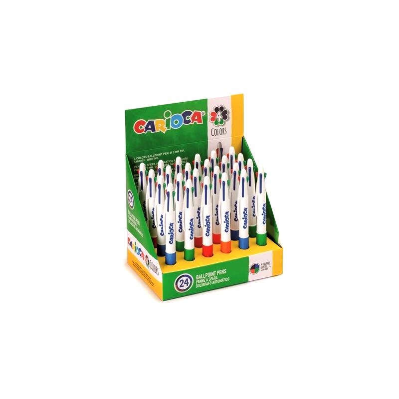 Carioca Carioca Στυλό 4Colors Στυλό Display 1-τεμ (32575)