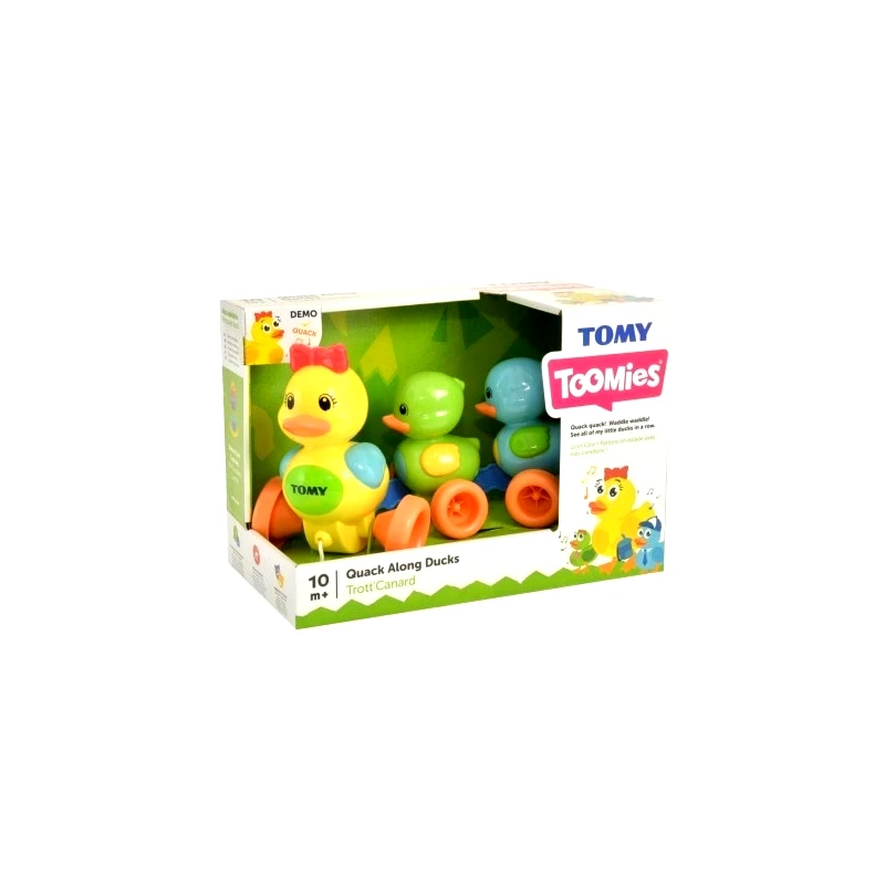 Tomy Tomy Quack Along Ducks Συρόμενα Παπάκια Στη Σειρά (1000-14613)