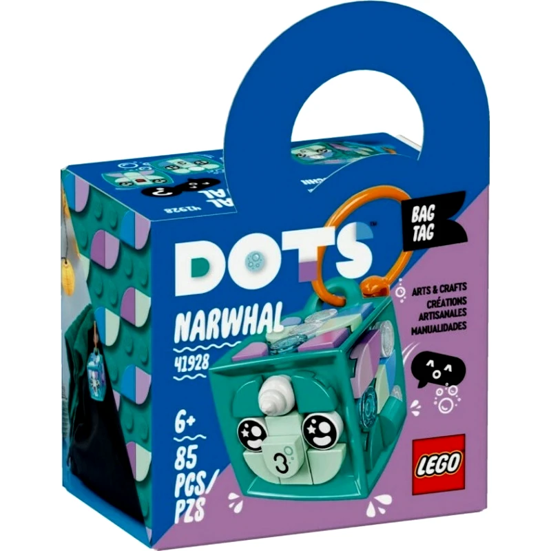 Lego Lego Dots Bag Tag Narwhal - Ετικέτα Τσάντας Ναρβάλ (41928)