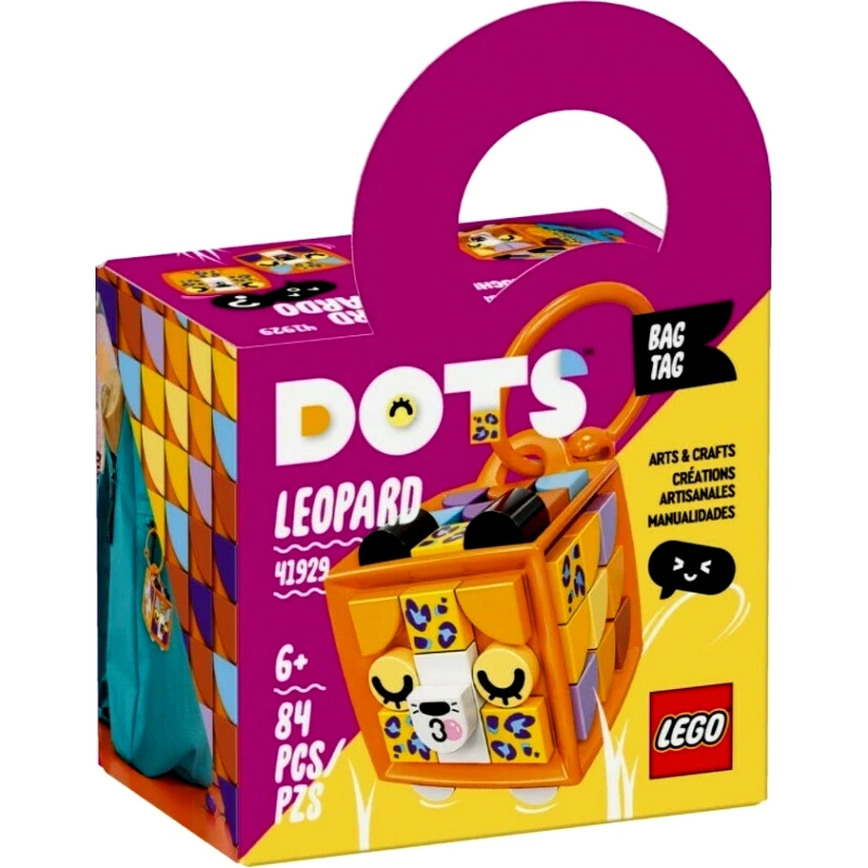 Lego Lego Dots Bag Tag Leopard - Ετικέτα Τσάντας Λεοπάρδαλη (41929)