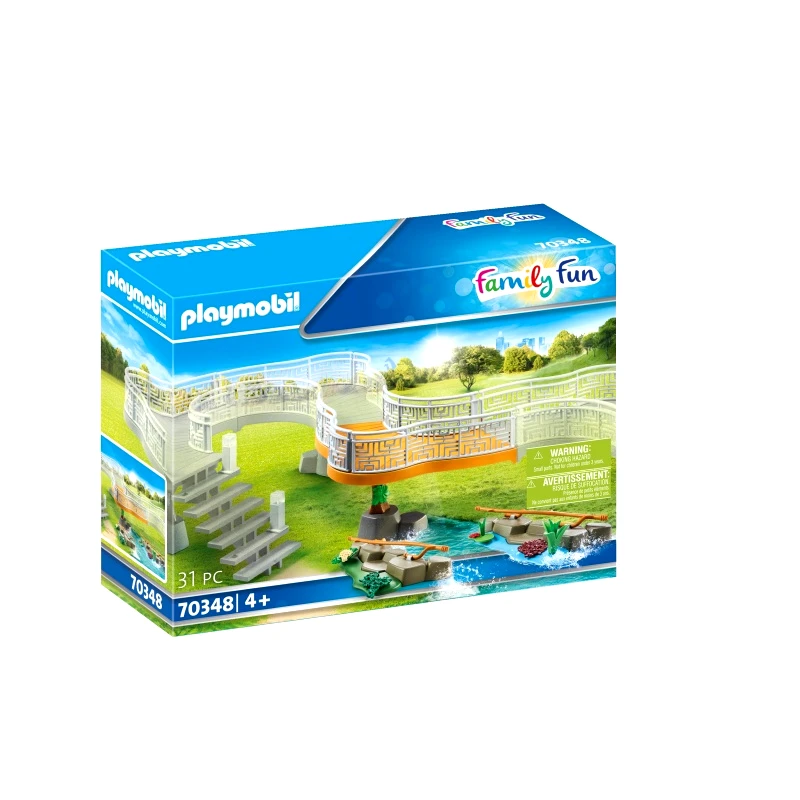 Playmobil Playmobil Επέκταση Εξέδρας Μεγάλου Ζωολογικού Κήπου (70348)
